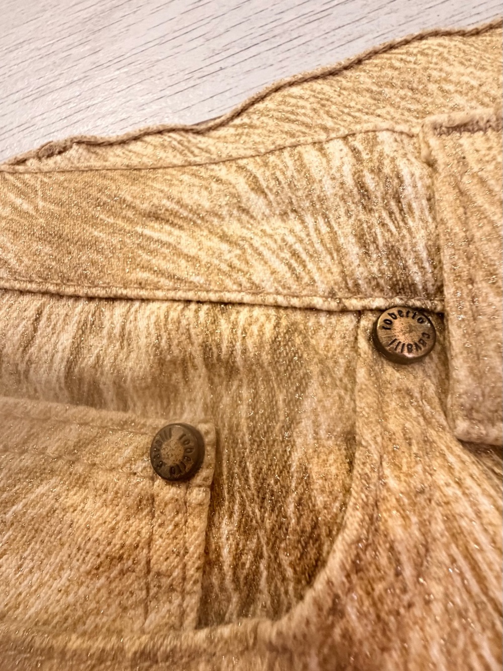 Roberto Cavalli Leopard-Print Flare Jeans in Tan and Black - Picture 6 of 15